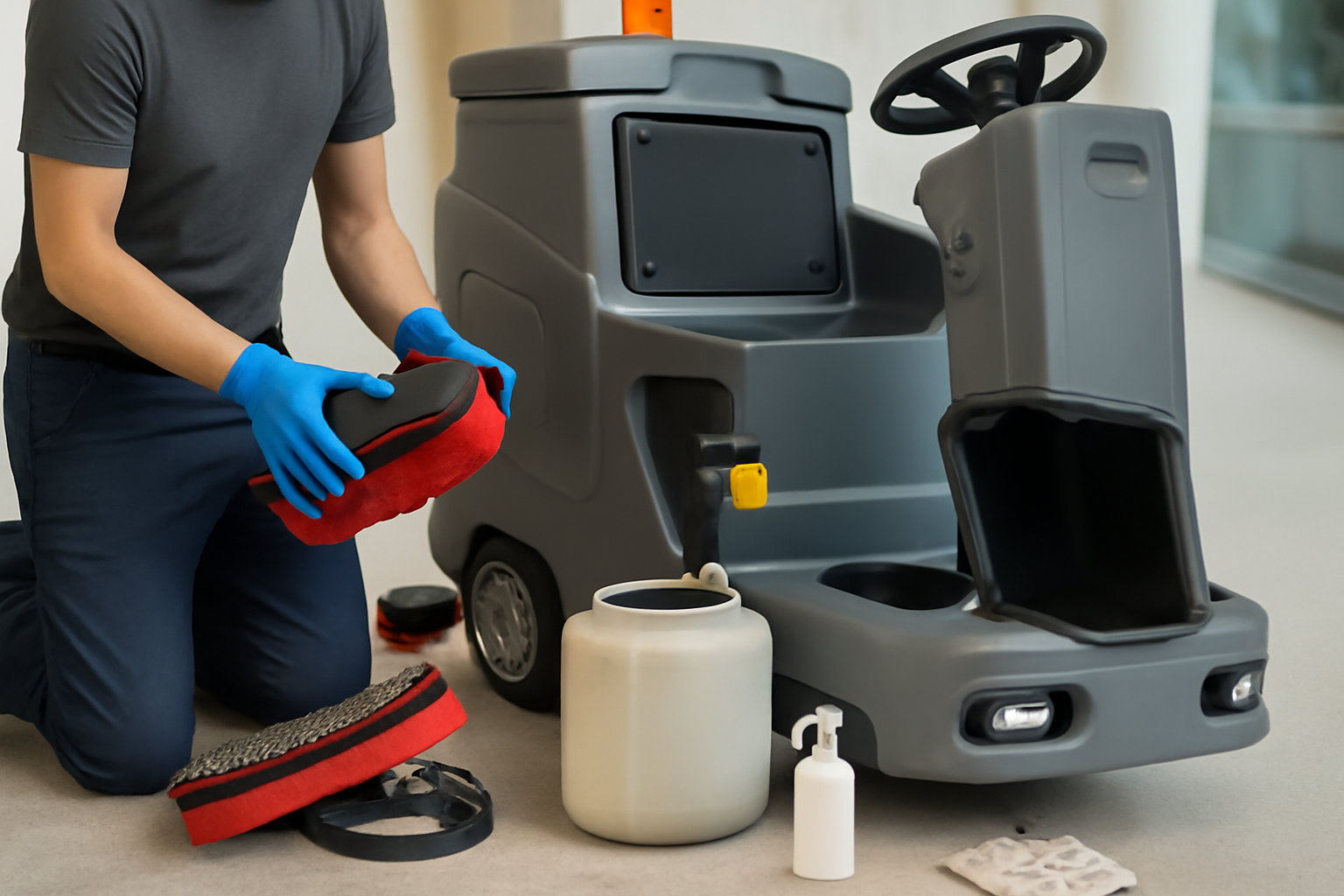 Использование поломоечных машин